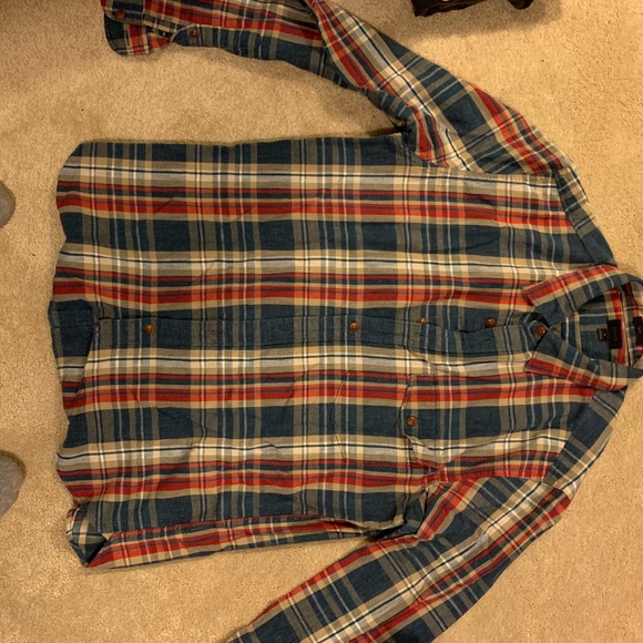 Jcrew patterned flannel button down - Picture 1 of 4
